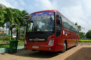 Sapaco bus to Phnom Penh at Saigon