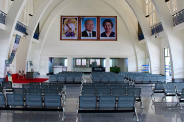 Inside Phnom Penh railway station