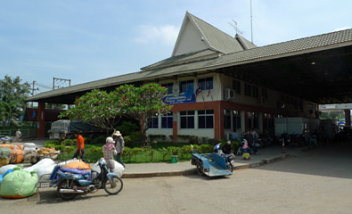 Thai side of the Thai-Cambodian border