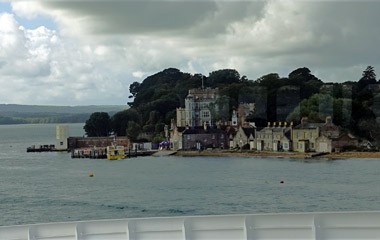 Brownsea Island from the Poole-Guernsey ferry