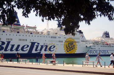 Ancona to Split ferries in Split Harbour