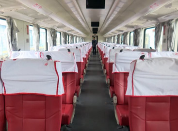 1st class seats on the new trains