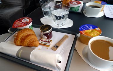 Breakfast on the Eurostar to Marseille