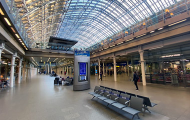 London St Pancras station, lower level