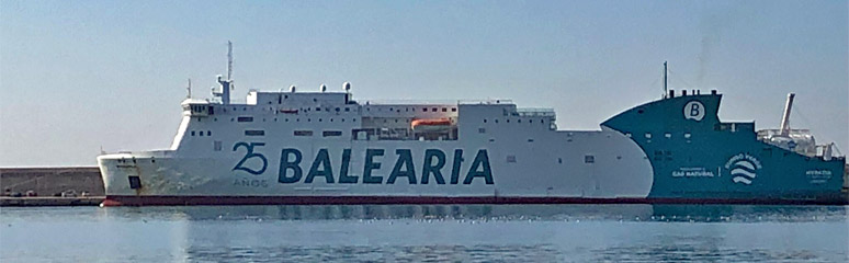 Balearia ferry from Barcelona to Mallorca