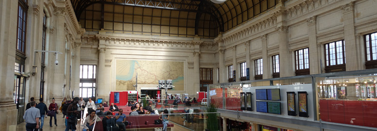 Main hall, Bordeaux St Jean station
