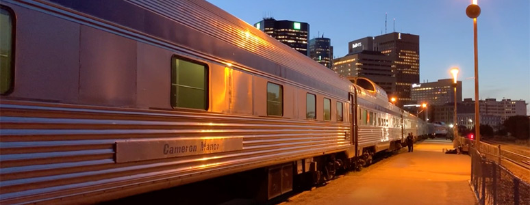 Train 1, the Canadian, at Winnipeg