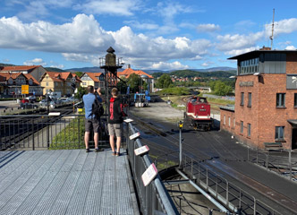 Wernigerode depot observation platform