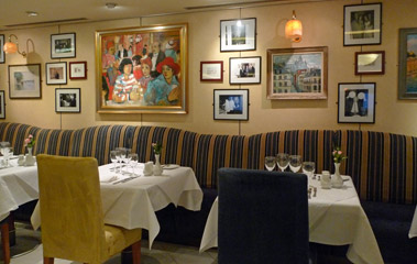 Restaurant on the Hull to Rotterdam ferry