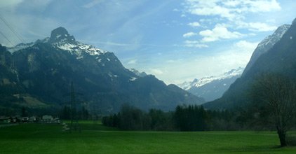 Mountain scenery near Buchs