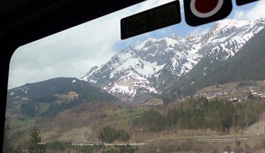 Train into Austria, more scenery