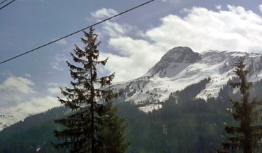 Snowy peaks!