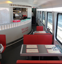 Railjet restaurant car