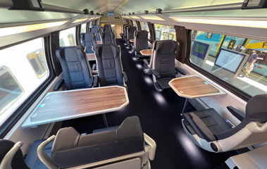 Westbahn first class seats