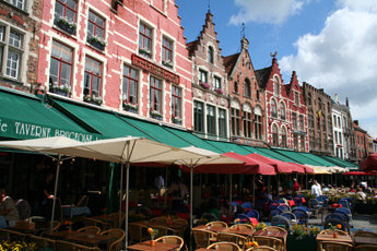 Bruges - easy to get to by Eurostar & connecting train.