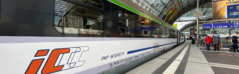 Berlin to Warsaw train at Berlin