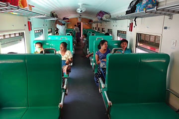 Ordinary class seats on train 5/6