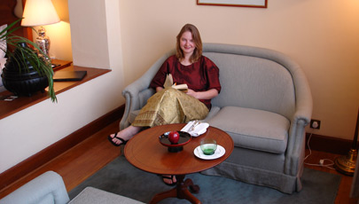 A suite at the Strand Hotel, Rangoon
