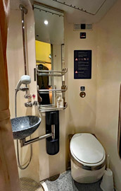 Nightjet deluxe sleeper toilet & shower