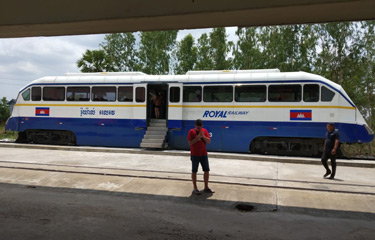 Cambodia's new trains, made in Mexico
