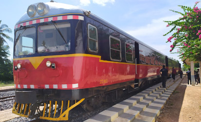 The Phnom Penh to Poipet train