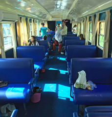 Cambodian train seats
