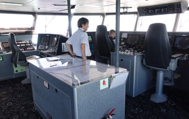 Open deck on the Condor Liberation