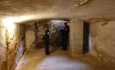 The potato cellar where Pat Reid hid