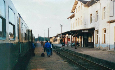 Colditz railway station 1992