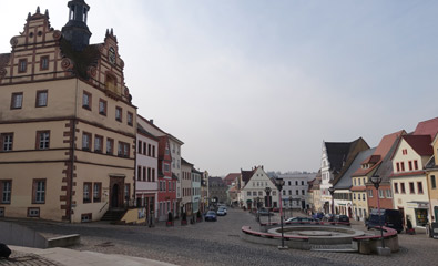 Colditz town square
