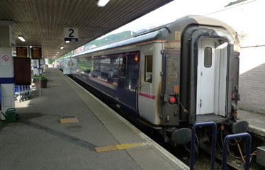 Boarding at Fort William station