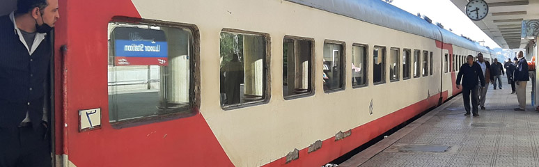 Spanish express train from Luxor to Cairo