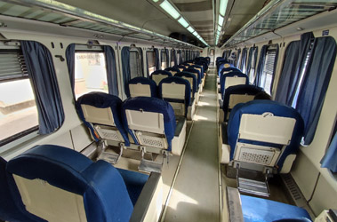 1st class seats on a special express train