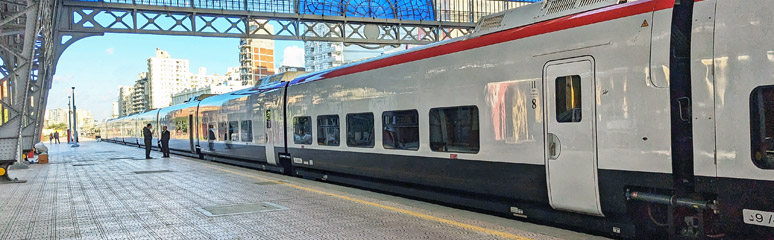 Talgo train to Cairo at Alexandria