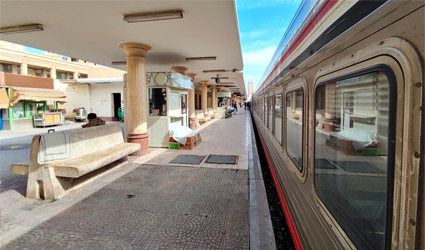 Special express train at Luxor