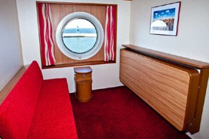 A cabin on the Tallink ferry from Stockholm to Tallinn