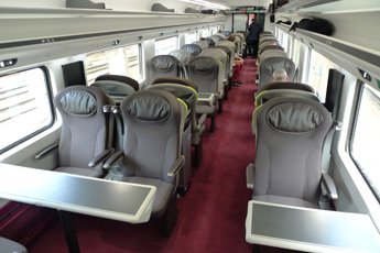 Eurostar e300 1st class seats