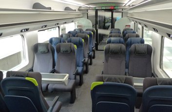 Eurostar standard class seats