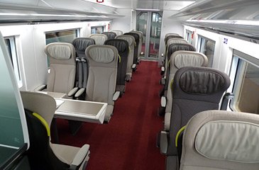Eurostar e320 first class seats