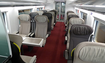 Eurostar e320 first class seats