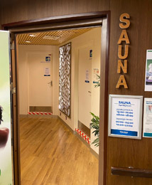 Sauna on Finnlines ferry