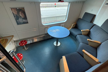 Private family compartment on a Finnish Intercity train