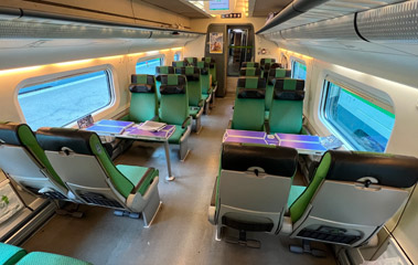 Eko class on a VR pendolino train