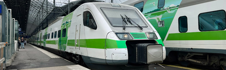VR pendolino train at Helsinki