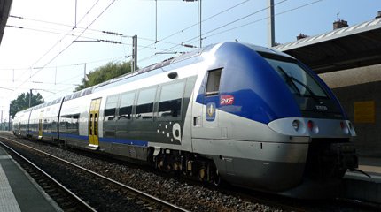 A TER train at Calais Ville