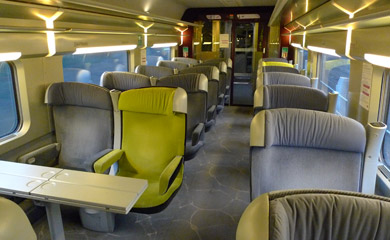 TGV 1st class by Christian Lacroix