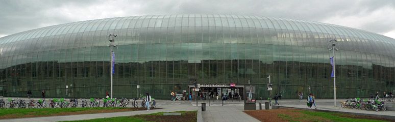 Exterior of Strasbourg station