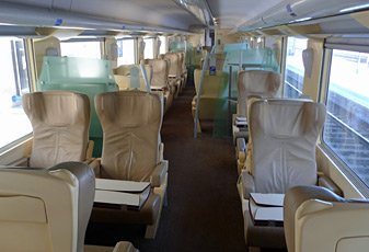 1st class Teoz seats