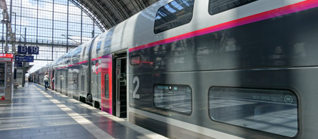 A TGV Duplex at Frankfurt
