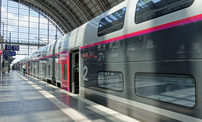 A TGV Duplex at Frankfurt